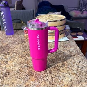 Stanley Magenta Travel Mug with Handle